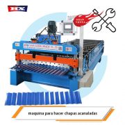 maquina para hacer chapas acanaladas